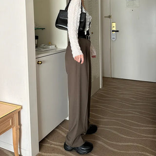 Pintuck slacks