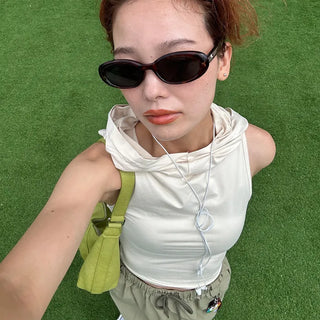 Mini oval sunglasses