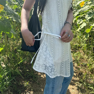 Two-pocket cross-body bag