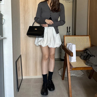 Balloon mini skirt
