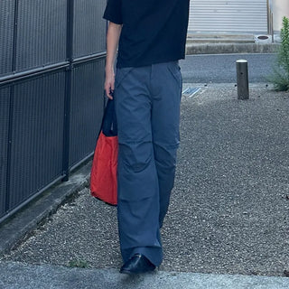 (Unisex) Dual Cargo Nylon Pants