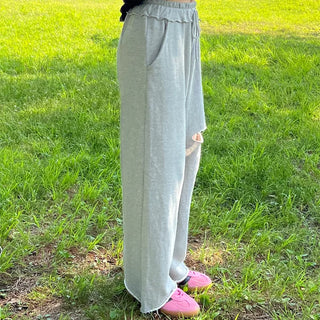 Point-cut sweatpants
