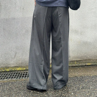 Low-stripe slacks