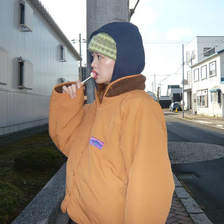 (Unisex) Washable Hooded Zip-Up