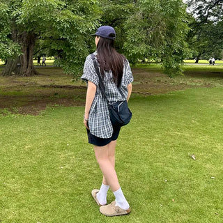 Bright check shirt