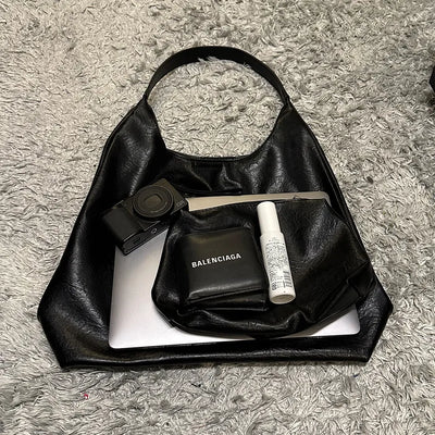 Vegan Leather Paris Shoulder Bag
