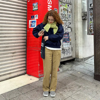 Cotton seam sweatshirt