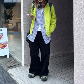 Corduroy pintuck pants