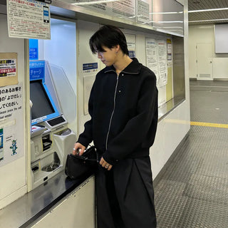(Unisex) Edge Color Zip-Up