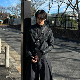 Vintage Y2K Vegan Leather Jacket