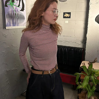 Suede square belt