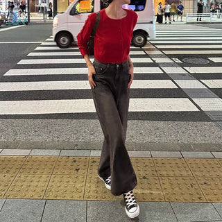 Cropped round cardigan
