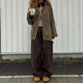 (Unisex) Double Knee Banding Pants
