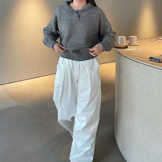Toggle button knit