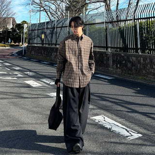 (Unisex) Check Conan Winter Shirt