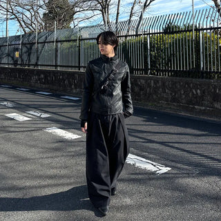 Vintage Y2K Vegan Leather Jacket