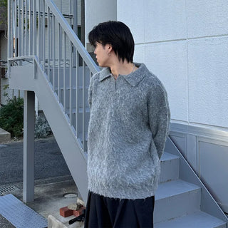 (Unisex) Modern Mohair Color Knit