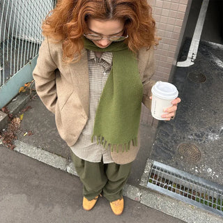 (Unisex) Colored Scarf