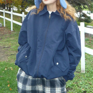 (Unisex) Wind Zip-Up Blouson