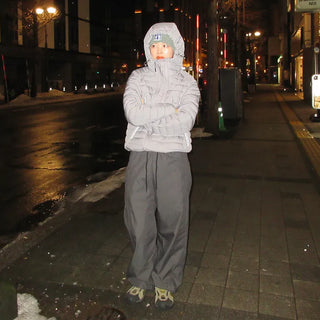 (Unisex) Hooded Padded Down Jacket