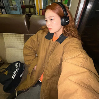 (Unisex) Pocket Work Jacket