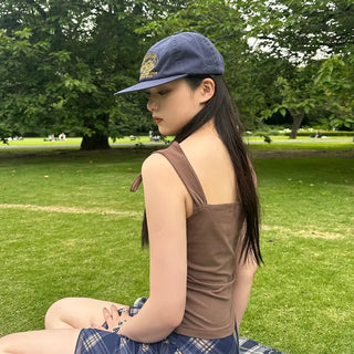Flat Wide Logo Cap