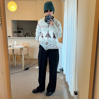 Knit bucket hat