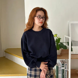 Voluminous Cropped Sweatshirt
