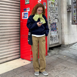 Cotton seam sweatshirt