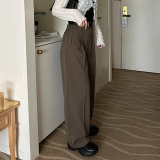 Pintuck slacks