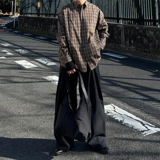 (Unisex) Check Conan Winter Shirt