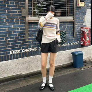 Multi-border color weaving knit