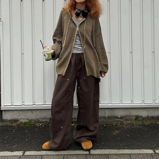 (Unisex) Double Knee Banding Pants