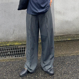 Low-stripe slacks