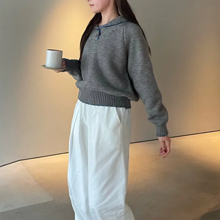 Toggle button knit
