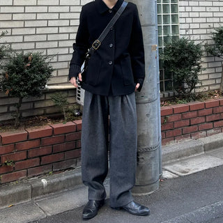 Chic pleated slacks