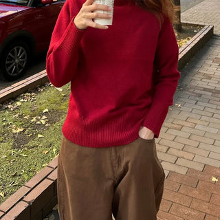 Soft turtleneck knit