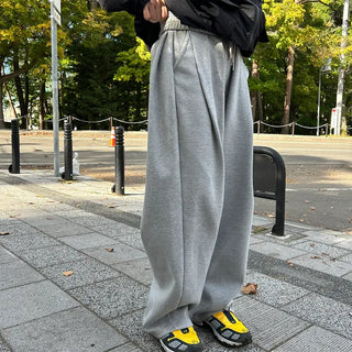 (Unisex) Pintuck Cotton Sweatpants