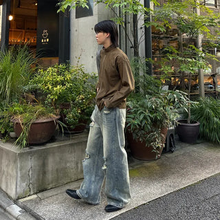 (Unisex) Autumn Rib Zip-Up