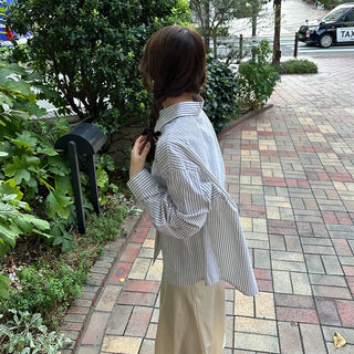Modern striped shirt