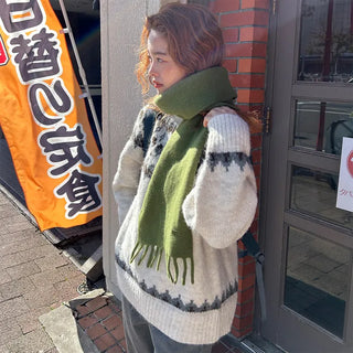 (Unisex) Colored Scarf