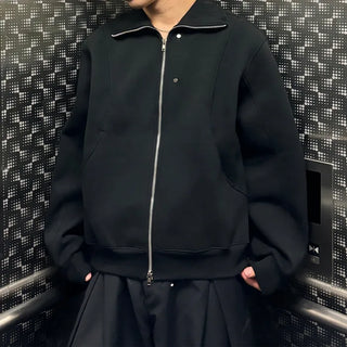 (Unisex) Edge Color Zip-Up