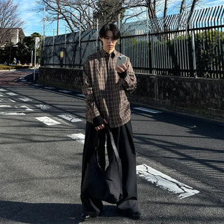 (Unisex) Check Conan Winter Shirt