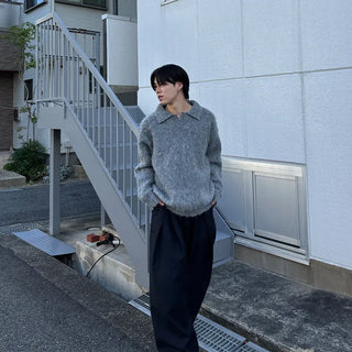 (Unisex) Modern Mohair Color Knit
