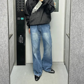(Unisex) Oblique Semi-Bootcut Denim