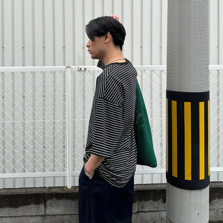 Washed border T-shirt