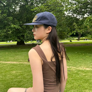 Flat Wide Logo Cap
