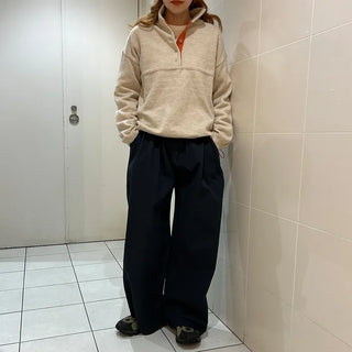 Banding cotton pants