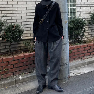 Chic pleated slacks