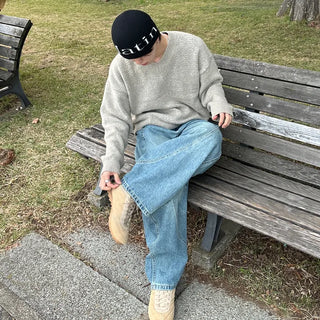 (Unisex) Side-Wave Pocket Carpenter Denim